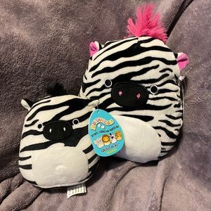 Squishmallow zebra bundle set
